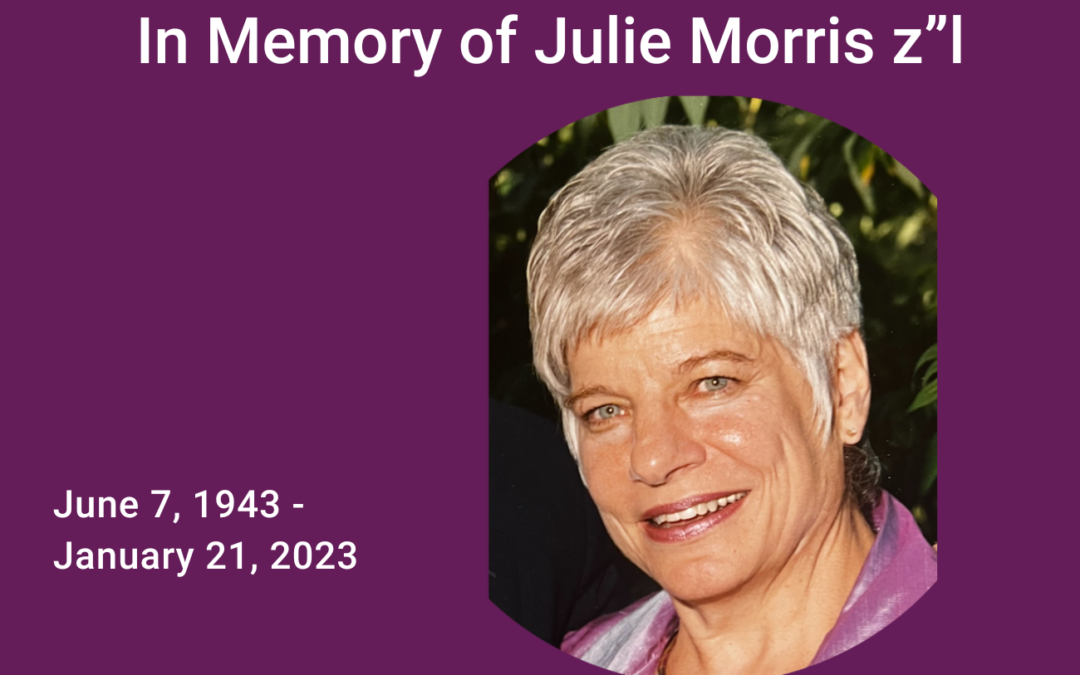 Honoring Julie Morris on Her Birthday