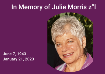 Honoring Julie Morris on Her Birthday
