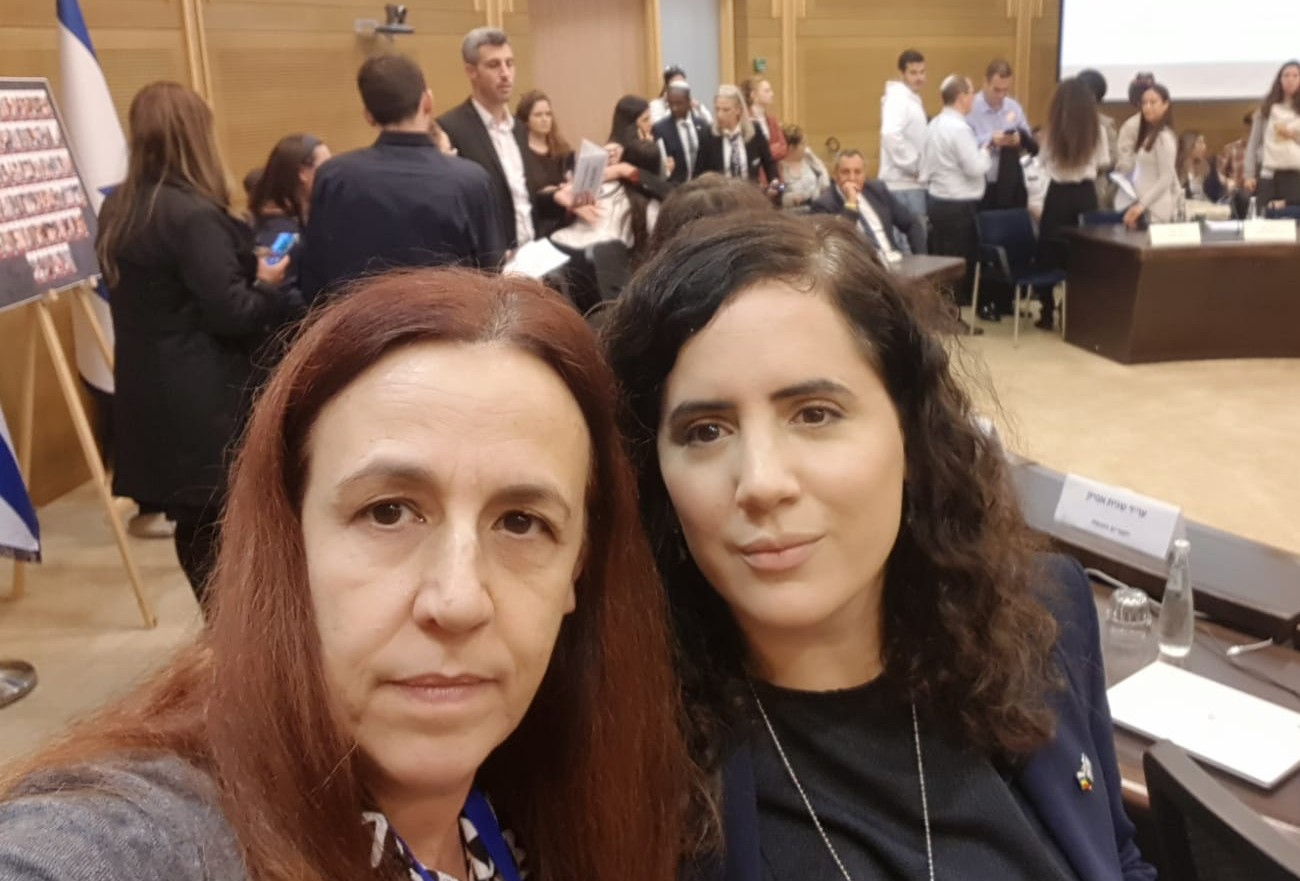 Forum Dvorah members at the Knesset.