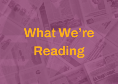 What We’re Reading: News on Women, Girls & Philanthropy