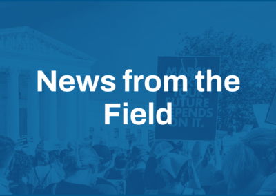 News from the Field: Select Updates from Grant Recipients