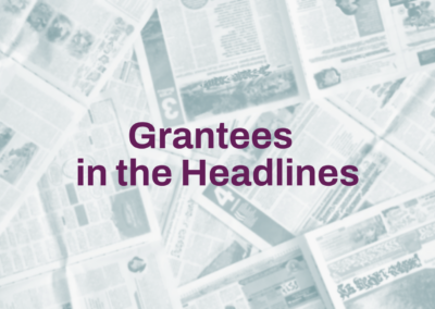 Grant Recipients Making News